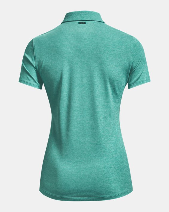 Damen UA Zinger Poloshirt, kurzärmlig, Green, pdpMainDesktop image number 5